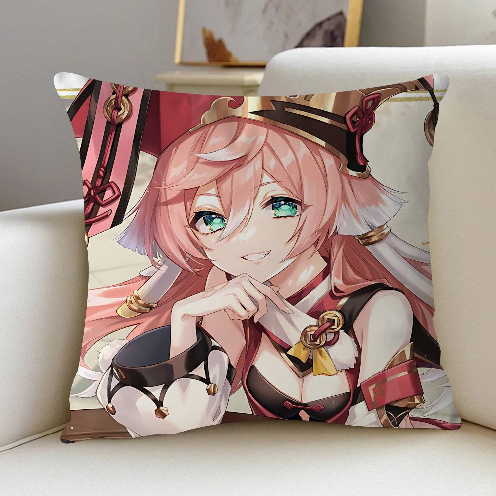 

Y-Yanfei Pillowcase Toon Gift Cushion Cover Bedroom Home Sofa Chair Seat Decor Pillow Case 12x12Inch