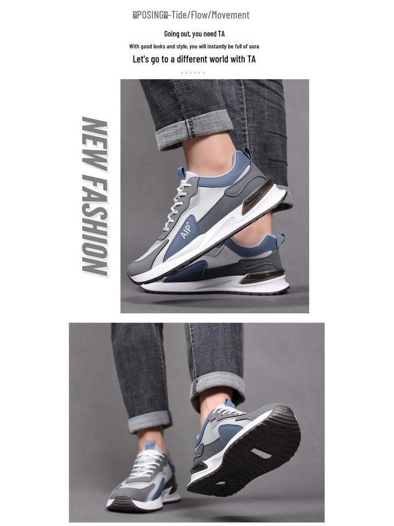 Men's Versatile Autumn/Winter Casual Shoes: Stylish Cotton, Velvet, and Lightweight Running Sneakers