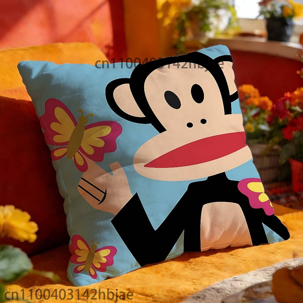 Monkey P-PaulS F-Frank Pillowcases Bedroom Living Room Sofa Home Decor Polyester Cushion Cover with Zipper