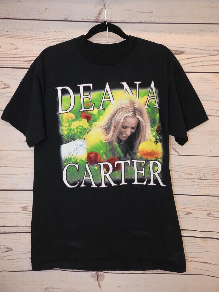 Vtg Deana Carter Short Sleeve Cotton Black T Men Women Shirt Unisex T-Shirt XXXL