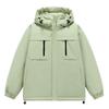 Winter Explosion Outdoor Tooling Mountain Charge Cotton Clothes Men and Women Couples Color Matching Hooded Jacket Cotton Clothes Factory