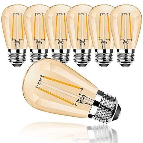 Ampoule LED E27 - ProCrus - 2W - Blanc Chaud 2700K - Vintage Edison - 30000h
