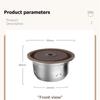 A02V-Reusable Espresso Pods For Nespresso Vertuo /Next/Plus Refillable Coffee Capsule W/H Silicone Cap Spoon & Brush