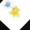 Custom Flowers 3 PCS Lotus Flower Embroidered Iron Clothes Patchwork Sticker Clothing DIY Stripes On Patches for Applique Badge