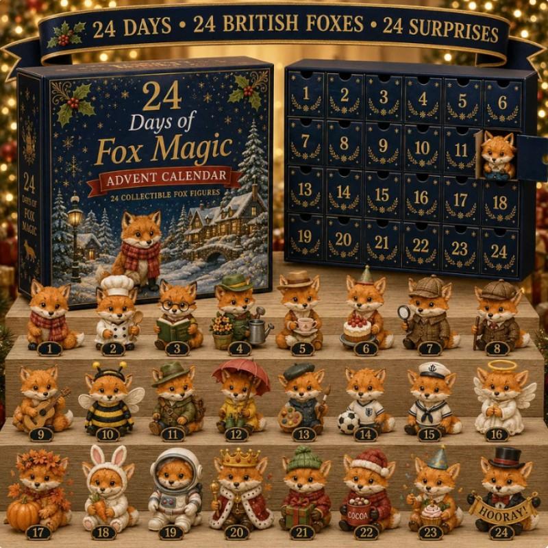 2026 Magic Animal Advent Calendar Acrylic Blind Box Collectible Ornament Christmas Gift