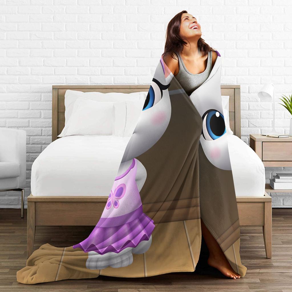 Coperta Gioco T-Talking T-Tom E F-Friends Morbida Stampa Peluche Coperta Plaid Per Divano Poltrona Letto Copriletto da Viaggio Copriletto