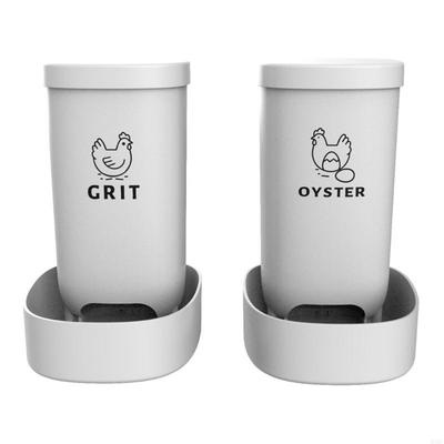 Spill Resistant Poultry Dispenser Smooth Outside Plastic Shell Courage Dispenser