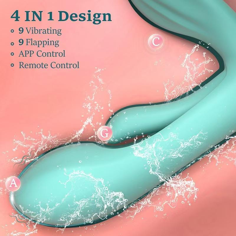 Adult Sex Toys - Clitoral Grinding G Spot Rotating Vibrator for Dual Stimulation, Remote Control Wearable Vibrators 3 Rotating and 10 Vibration Modes