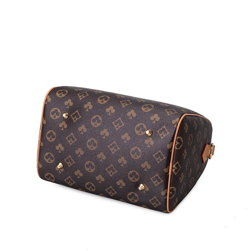 Nowa damska torba retro drukowana torebka kontrastowy kolor damska dojazdowa na ramię crossbody poduszka