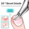 Stainless Steel Ingrown Toenail Clipper - Pointed Precision Blade, Thick and Hard Nail Compatible, Pedicure Tool for Long-Lastin