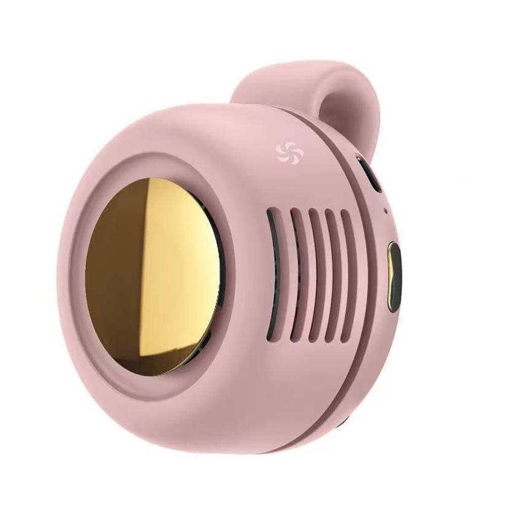 

Brushless Motor Hanging Waist Fan Bladeless Clip Fan for 3.7V/900mAh Kitchen Cooking рожевий