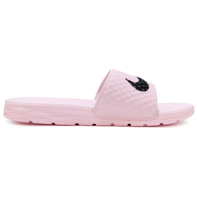 Nike Benassi Solarsoft 2 Prism Casual Rubber Sole Non-Slip Slide Sandals Women Sandals Cherry-Blossom-Pink 705475-601