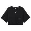 Sportswear City Utility Solid Logo Loose Short Sleeve T-Shirt Women Tops Black DV8039-010