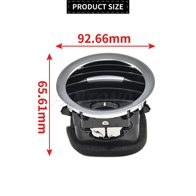 13417363 2201099 13365420 Car Interior Air Vent Grille For Opel Corsa D Adam Chrome Dashboard Air Conditioner Outlet 1/2/4X