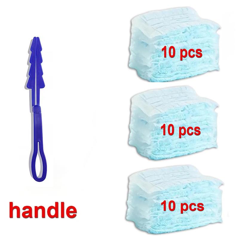 10~40pcs Replacement Heads Duster Microfiber Disposable Short Duster for Cleaning Home Office Blinds Surface Dust Clean Tool