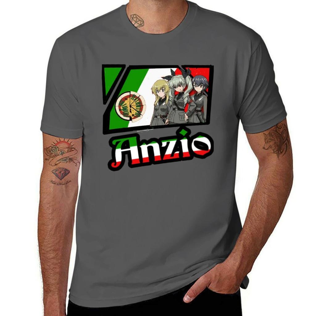 Anzio Tshirt Relaxed Fit Casual Short Sleeve Top Tshirt