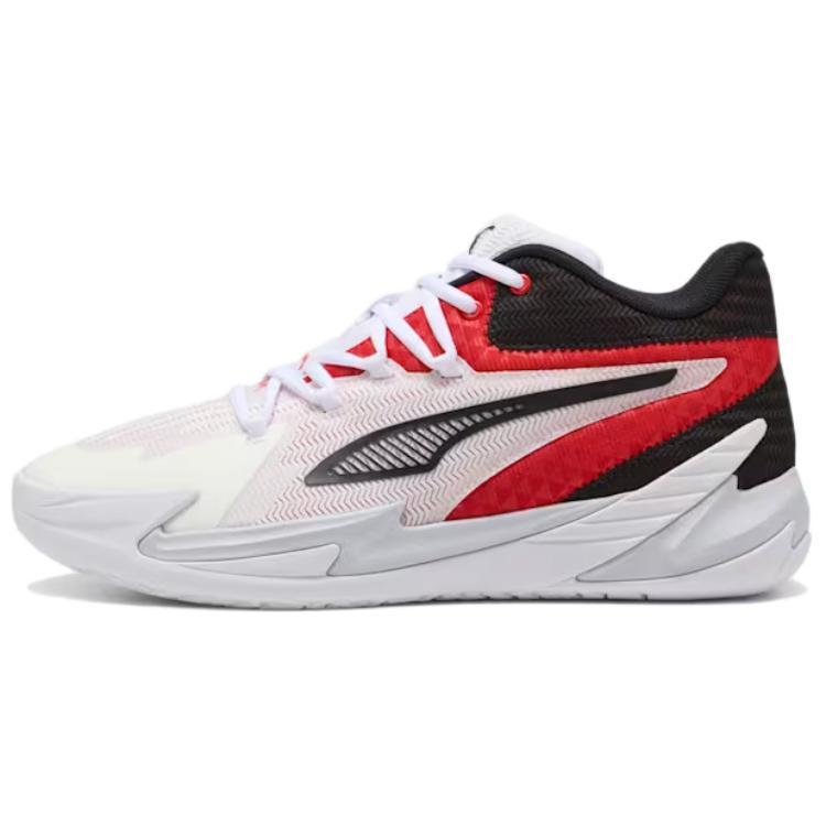 PUMA Unisex Dagger Low Top Basketball Shoes Red Black 311353-02