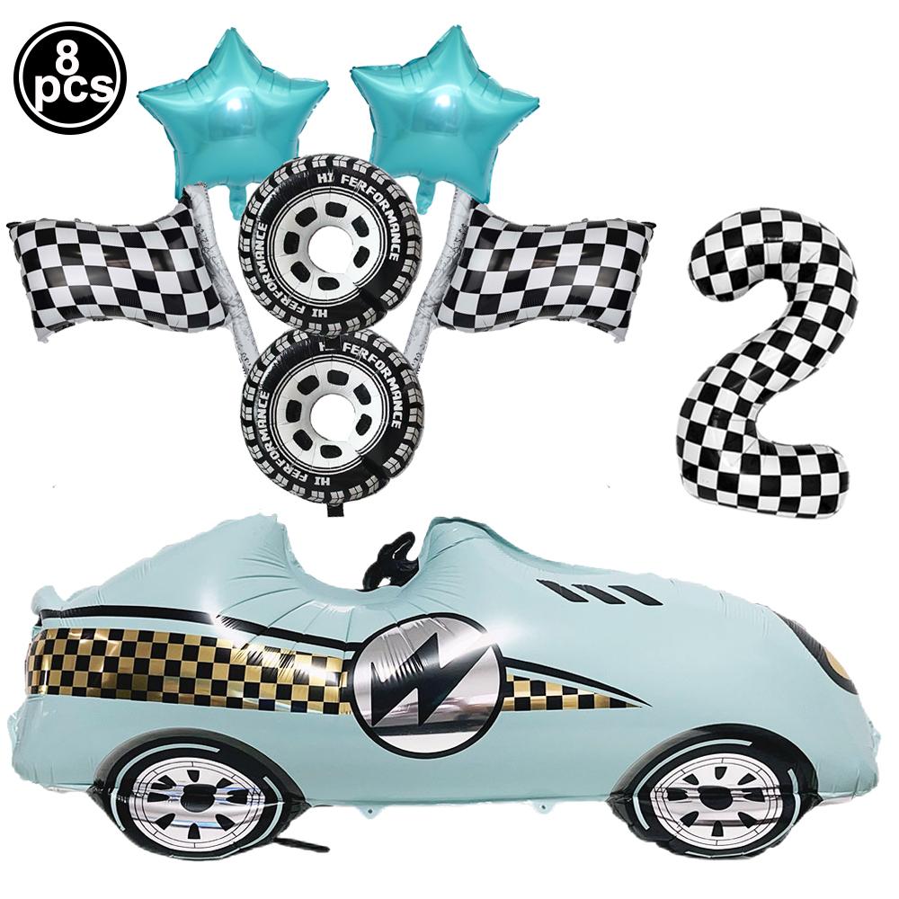Two Fast Theme Disposable Tablecloth Racing Car Birthday Party Supplies Kids 2nd Birthday Party Decorations