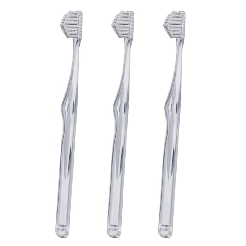 

Miracle Toothbrush Spiral for Adults, Clear Black, Set of 3. Removes dirt with just a stroke. [Authentic] [Official]