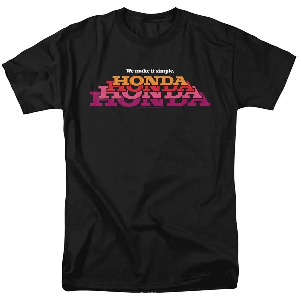 

Honda Summer Hot 2026 Высококачественный Модный Бренд Мода Одежда Honda Racing Мужская С Принтом Свободная Дышащая Приятная к Коже Верх 4XL