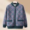 Winter Knitted Sweater Autumn Loose Top Women's Fleece Thickened Autumn and Winter Sweater