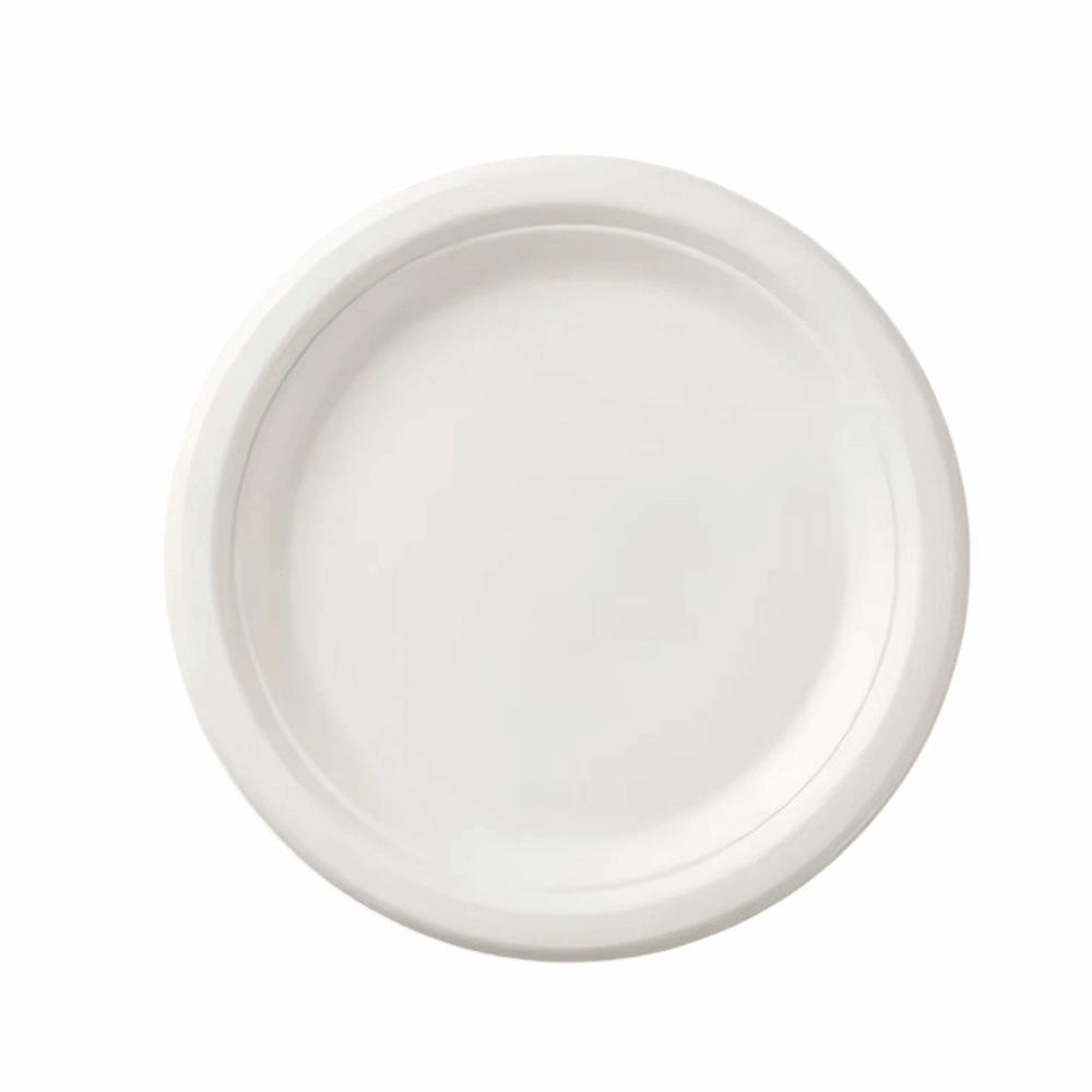 50Pcs Eco-Friendly Disposable Tableware Heat Resistant Wedding Serving Tray Pulp Lunch Boxes Picnic