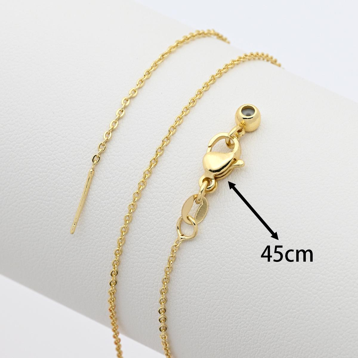 18K Gold-Plated Heart Birthstone Pendant Clavicle Chain with Customizable 26-Letter Initial. Pendant Only