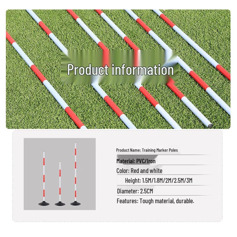 3m Iron Obstacle Marker Pole