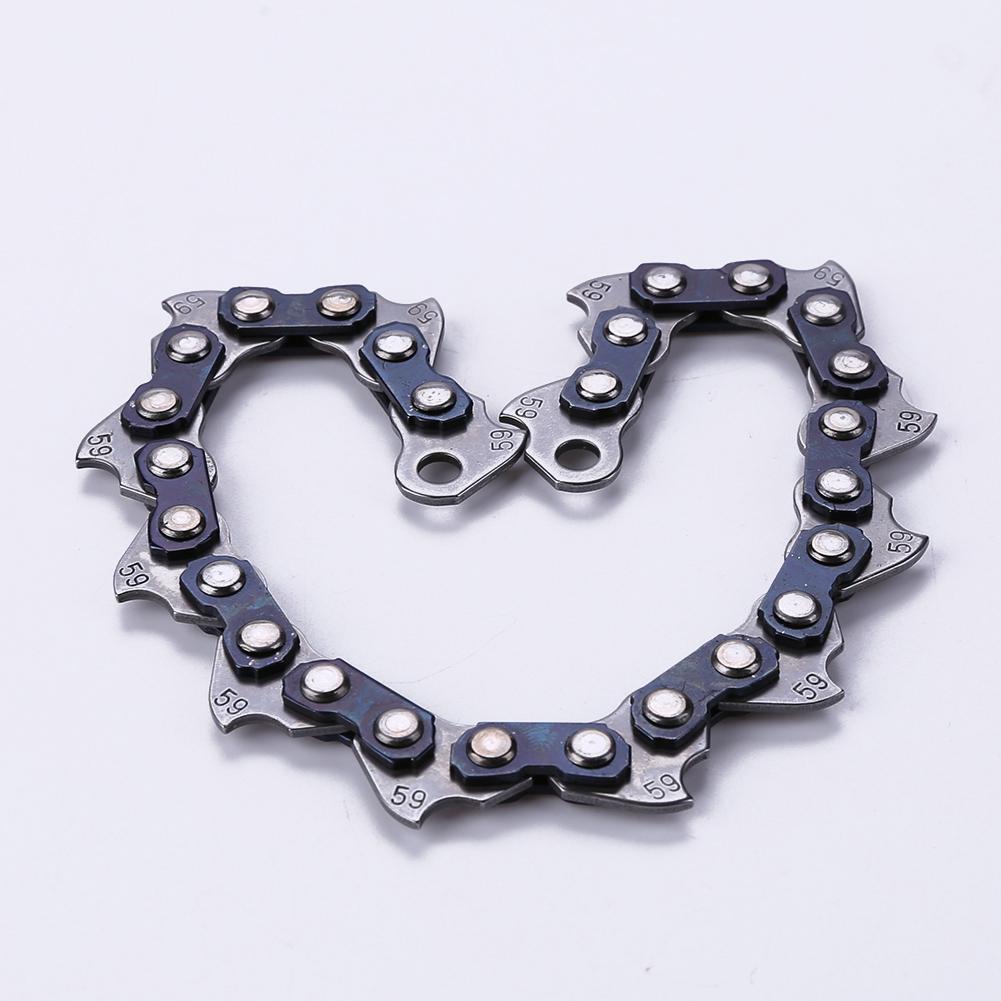 2pcs Chain Type Chain Blade Wood Cutting Chainsaw Woodworking Accessories Grass Trimmer Head Chain Grass Cutter Desbrozadora