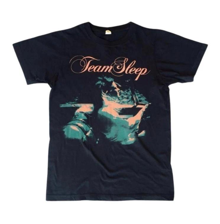 

Team Sleep band 100% Cotton T-shirt Mens Tees Top, reprinted, gift for fan, mental band 3XL
