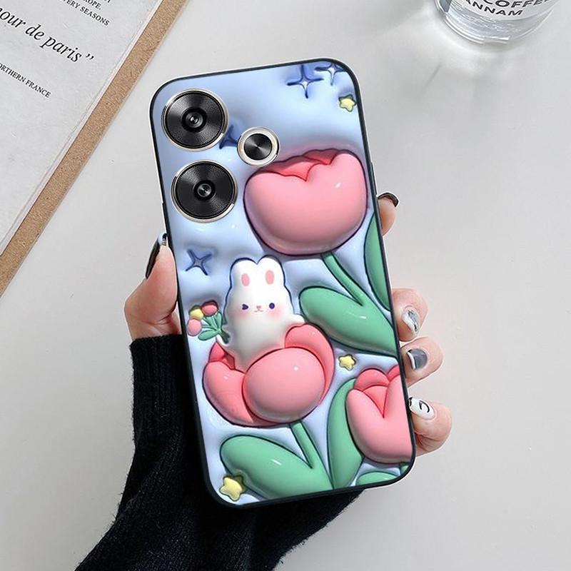 For Coque Poco M6 4G Case Soft Silicone Back Cases for Xiaomi Poco M6 4G Phone Cover PocoM6 POCO M 6 Full Protection Etui Funda