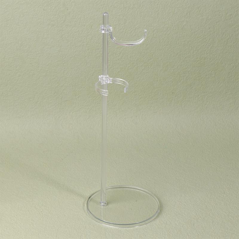 5Pcs Doll Holding Stands Dollhouse Adjust Universal Doll Display Rack Transparent Racks Mannequin Model Stand Doll Dress Support