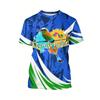 Herremode 3D-printet Herre T-shirt Rund Hals Kort Ærme Trendy Streetwear