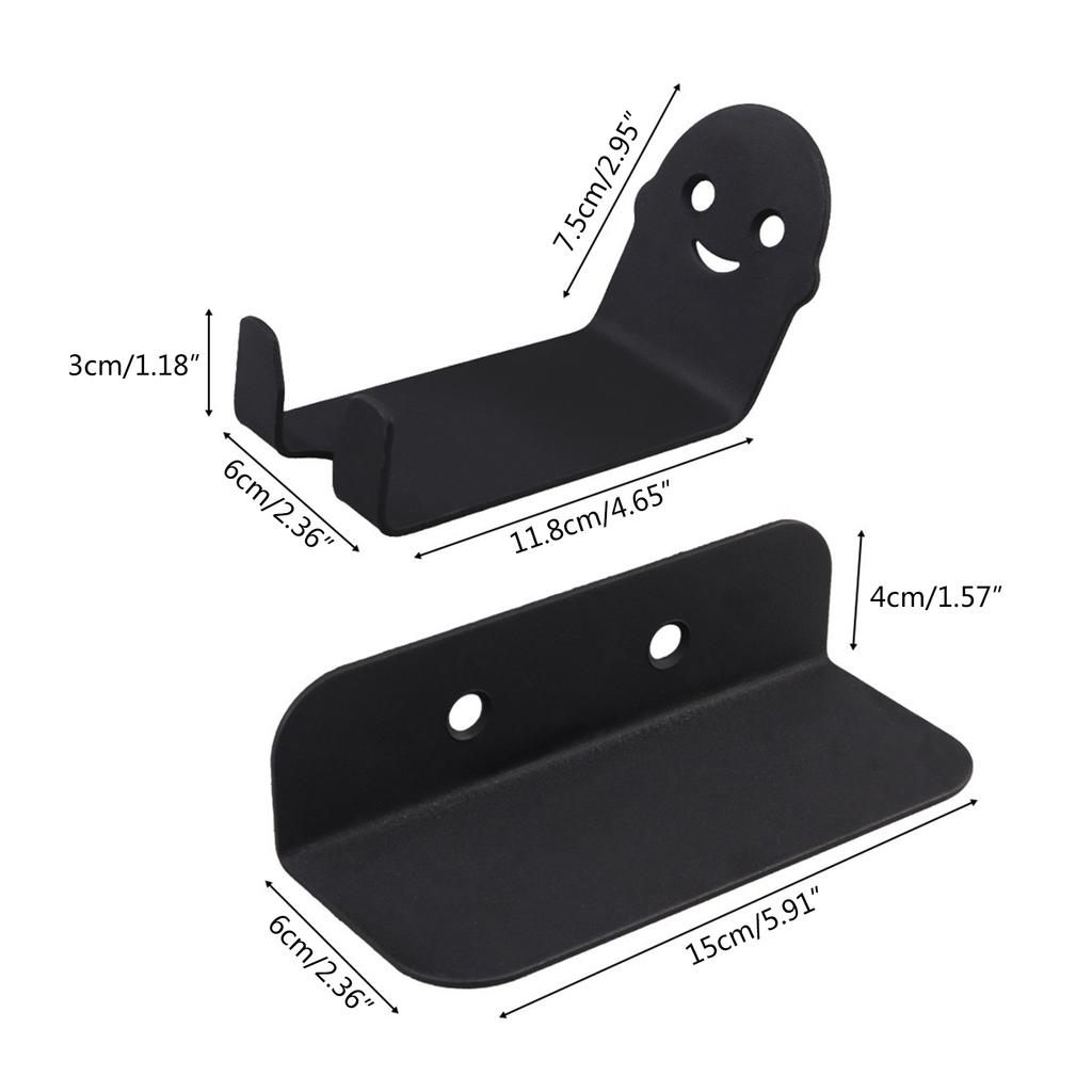 Bike Wall Mount Pedal Hook for Bicycle Wall Mount with Support Brackets Bike Rack Garage Bike Storage Shed