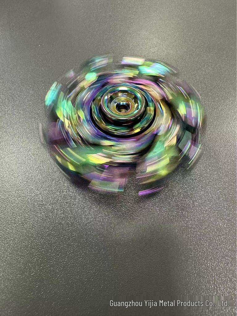 Irritable 08 Zinc Alloy Gyro Decompression Toy: Rotating Armor-Linkage Spinner