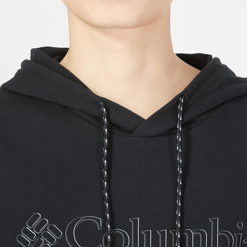 Columbia Letter Casual Loose Pullover Sweatshirt Men Sweatshirt Black AE4799010
