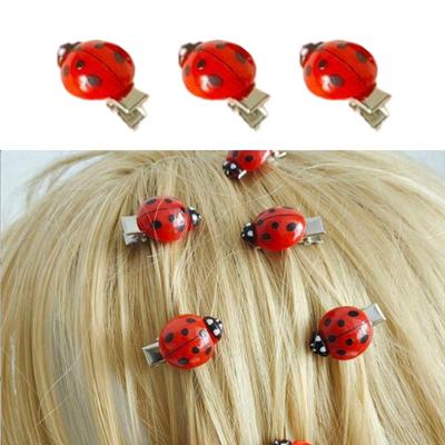 10 Pieces Insect Theme Hair Clip for Girls School Accessories Lightweight Ladybug Design Hair Decors Hair Barrettes