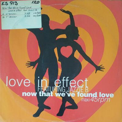 12inch Record LOVE IN EFFECT - Now That We've Found Love X14938 Festival Record 1990 Australia Dance & Electronica Used