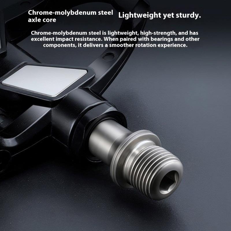 Light Weight Bike Pedal Smooth Design With Look Systems High Performances Cycling Pedals Easy Install Lock Cleats Pedal