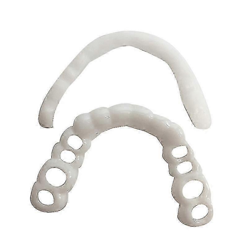 Lebanghui 2 Set Snap On Smile Teeth Veneers Whitening Cosmetic Denture