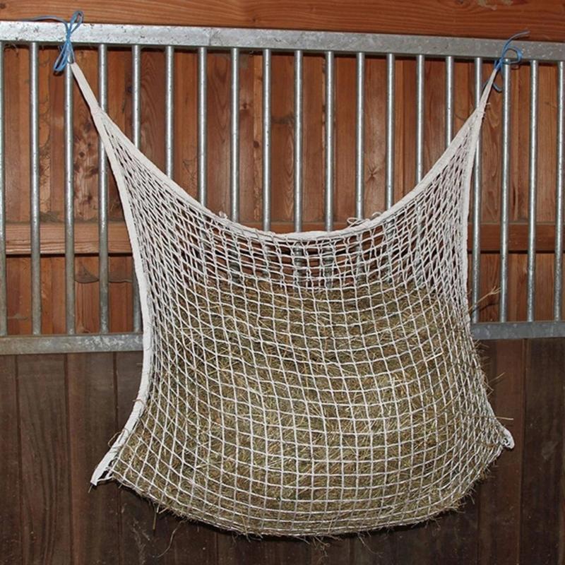 Equine Slow Feeding Feeding Net, Robust Woven Mesh for Reduced Waste and Healthy Horse Diet