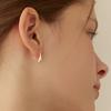 Lewe Long teardrop earring