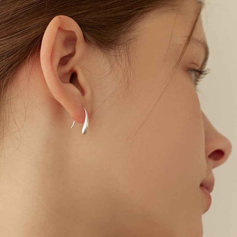 Lewe Long teardrop earring