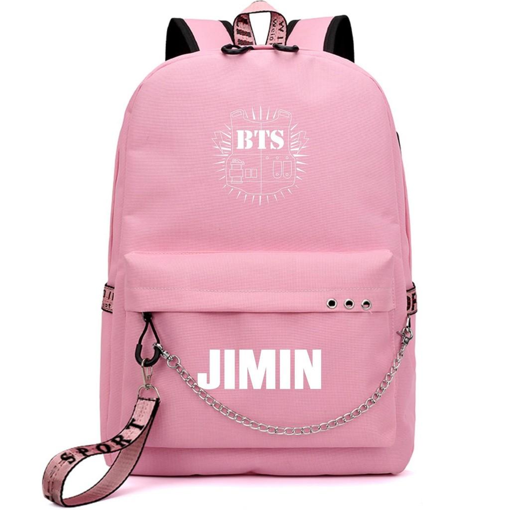 Kpop Bangtan Boys Bts Backpack Usb Charging School Bags Rucksack Bags Travel