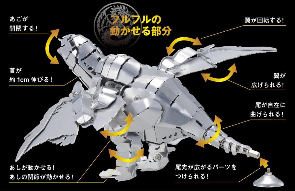 Gakken Monster Hunter Metal Series Fulful 10 and Q750607 (Ages up)