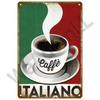 Vintage Coffee Metal Sign, Retro Tin Wall Decor for Kitchen Bar Cafe