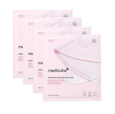 Masque en Gel Rose au Collagène PDRN 28g × 4 Feuilles