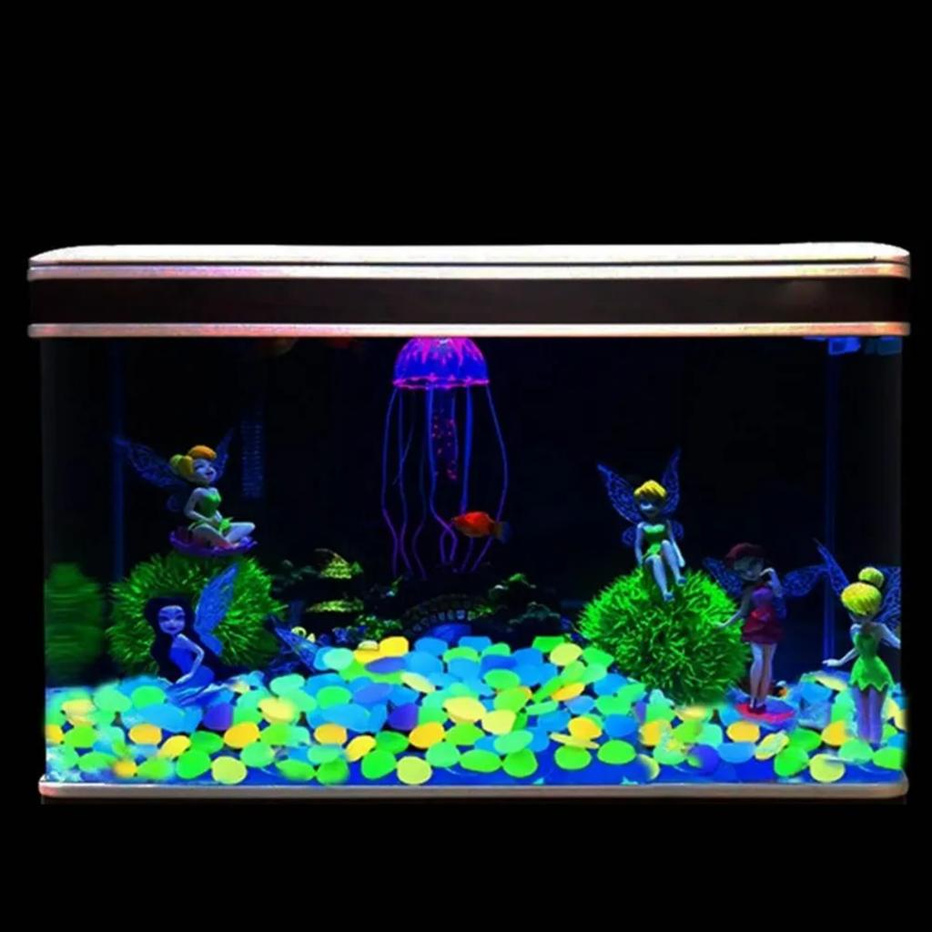 Luminous Stone Shell Conch Aquarium Scenery Fluorescent Stone Color 50pcs