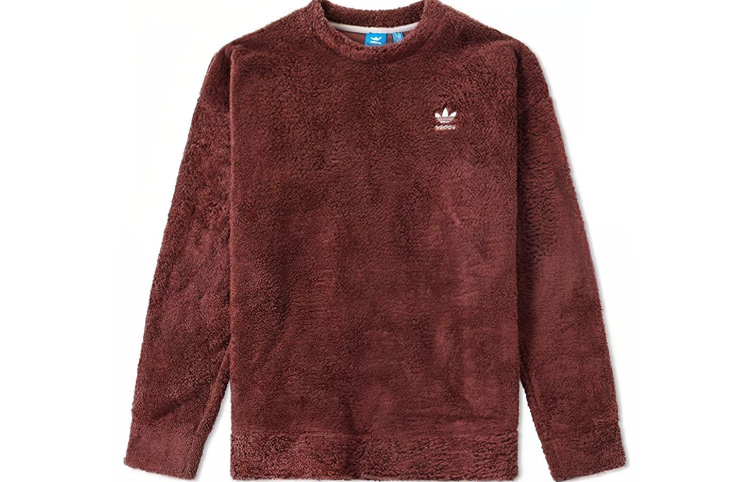 Adidas Originals Sweatshirts Men s Red Crew Neck Moderate Regular BR1817 105