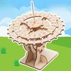 Wooden Science Experiment Kit With Mechanical Sundial For Kids Creative Stem Toy